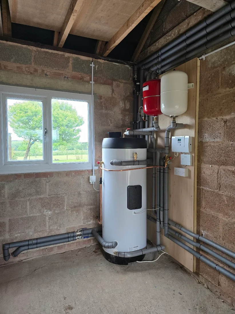 Professional heating installation