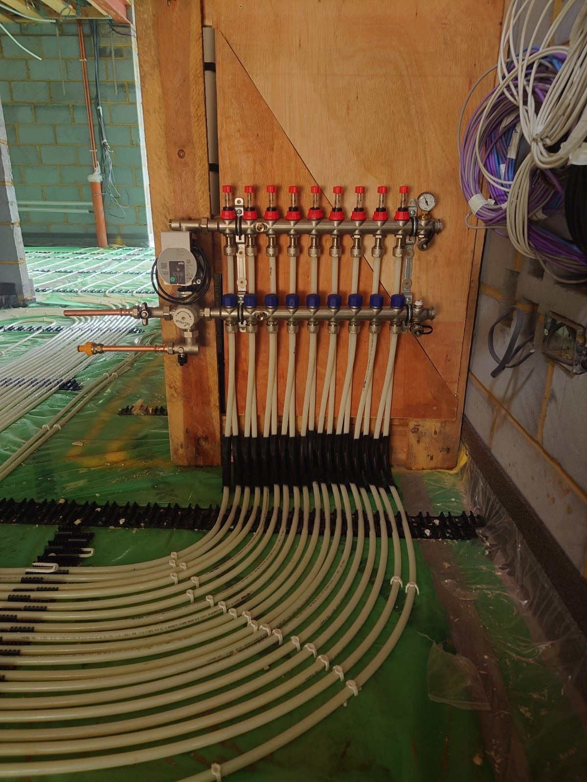 Heating control wiring and installation